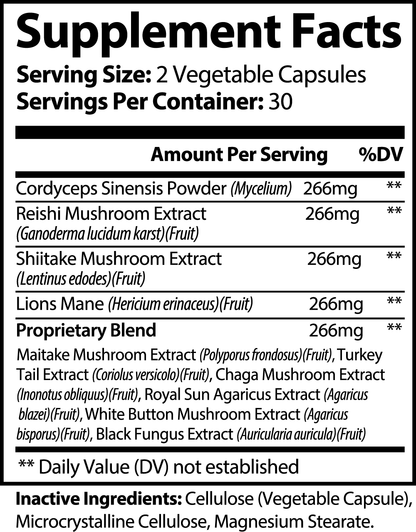 Power House Mushroom Complex 10 X