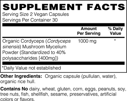 Endurance Cordyceps Mushroom
